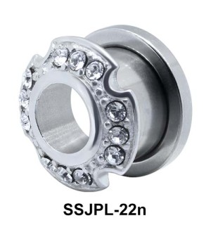 Multiple Rhinestone Plugs and Tunnels JPL-22n